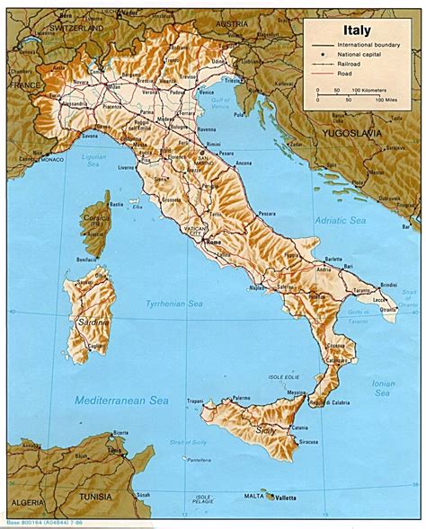 Maps of Italy .